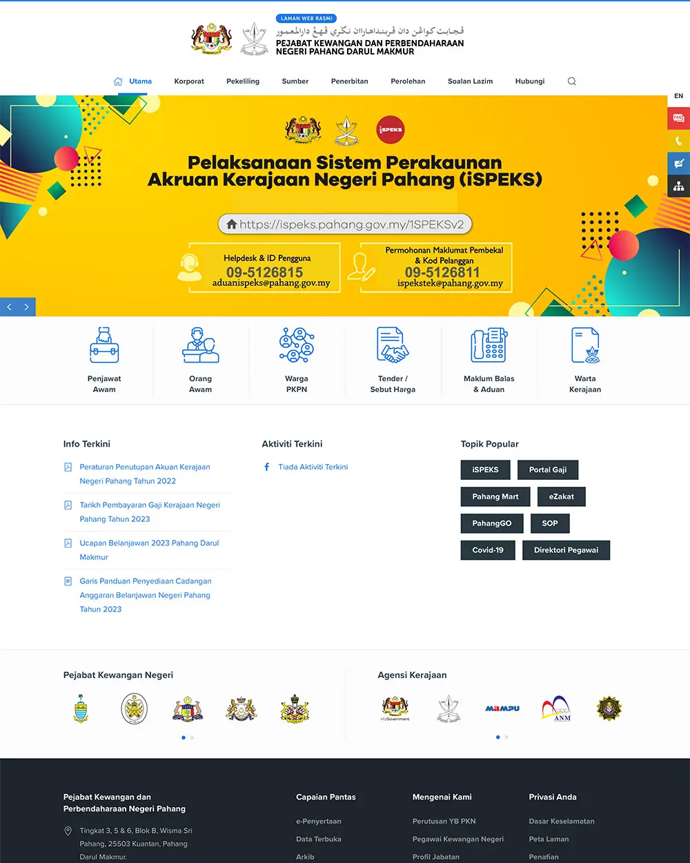 Projek Pejabat Kewangan Negeri Pahang